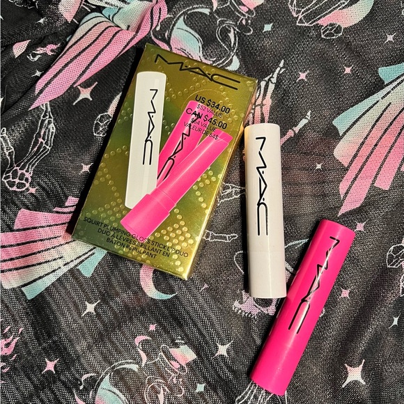 MAC Squirt Plumping Gloss Stick Duo - Pink & Clear - Picture 2 of 2